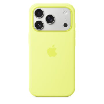 Apple iPhone 17 Pro Silicone Case with MagSafe - Neon Yellow