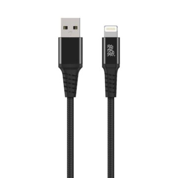B.On Cotton USB-A Lightning 2m Black - kabel lightning