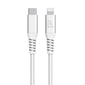 B.On Cotton USB-C Lightning 1m White - kabel lightning