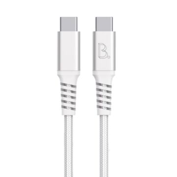 B.On Cotton USB-C to USB-C 0,5m White - kabel USB-C