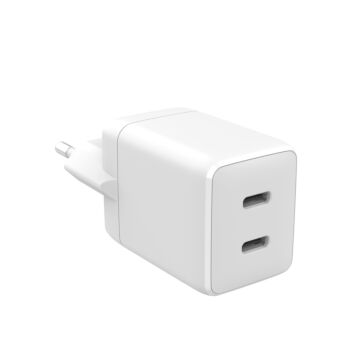 B.On Home Charger 35W 2x USB-C GaN Biały - ładowarka sieciowa