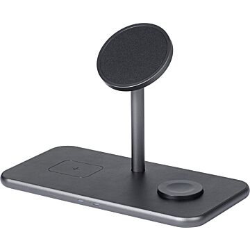 B.On Magnetic Wireless Charger 3in1 MagSafe Black - ładowarka bezprzewodowa