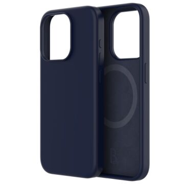 B.Safe Magnetic Silicon Case Blue Titanium - etui iPhone 15 Pro