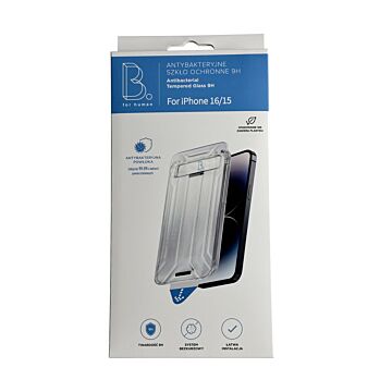 B.Safe Tempered Glass Full iPhone 15/16 - szkło ochronne z aplikatorem