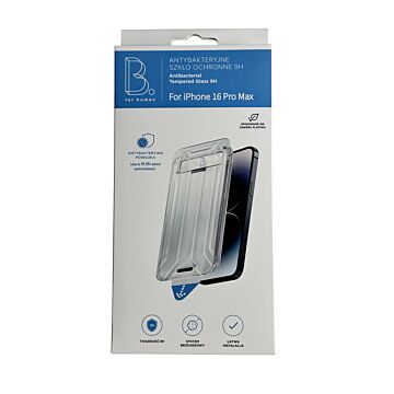 B.Safe Tempered Glass Full iPhone 16 Pro Max - szkło ochronne z aplikatorem