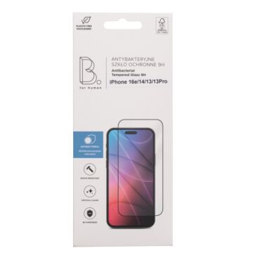 B.Safe Tempered Glass Full iPhone 16e / 14 / 13 / 13 Pro - szkło ochronne