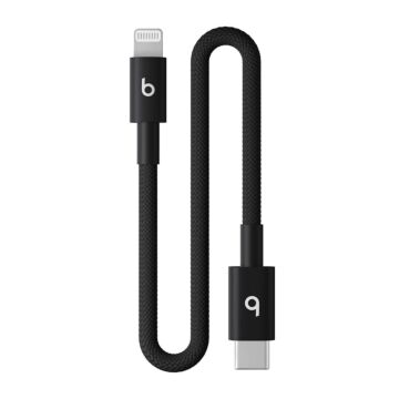 Beats USB-C to Lightning Woven Short Cable (20 cm) - Bolt Black