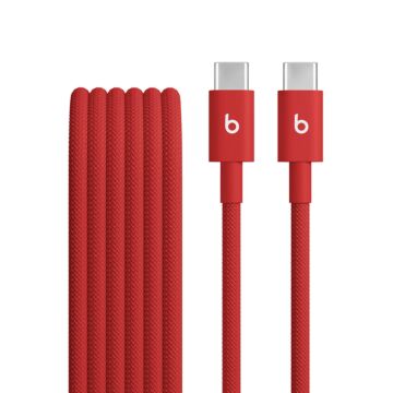Beats USB-C to USB-C Woven Cable (1.5 m) - Rapid Red