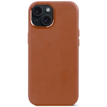 Decoded Leather Case Magsafe - etui iPhone 15/14/13 (tan)