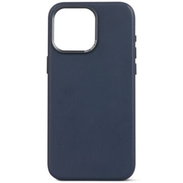 Decoded Leather Case Magsafe - etui iPhone 15 Pro (true navy)