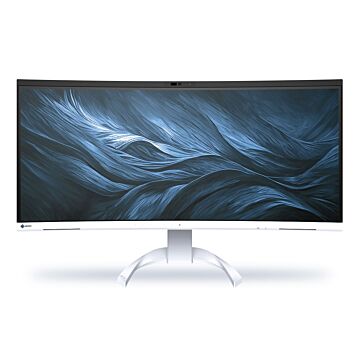 EIZO FlexScan EV3450XC-WT Biały - monitor 34,1', 3440 x 1440 UWQHD, zakrzywiony, wbudowana kamera 21:9