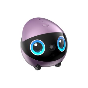 EnaBot EBO AIR 2 Plus - domowy robot towarzyszący z funkcją monitoringu i rozmów video (purpurowy)