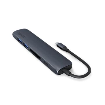 Epico 6in1 Aluminium Hub 8K szary - przejściówka USB-C