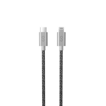 Epico Braided USB-C to Lightning 1,2m koszmiczny szary - kabel lightning