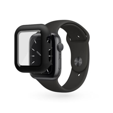 Epico Glass Case Black - etui dla Apple Watch 40mm