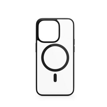 Epico Hero Case Transparent Black MagSafe - etui iPhone 15