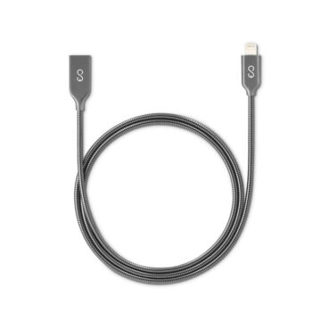 Epico Metal Lightning 1,2m kosmiczny szary - kabel lightning