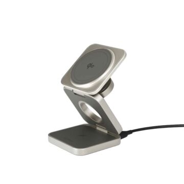 Epico UltraBase EF55 3in1 Foldable Wireless Charging Stand tytan - ładowarka bezprzewodowa