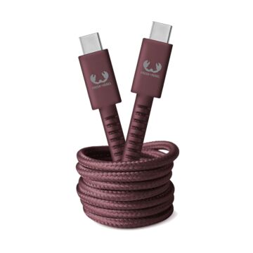 FRESH 'N REBEL KABEL USB-C USB-C 2.0M DEEP MAUVE - kabel USB-C