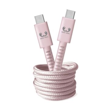 FRESH 'N REBEL KABEL USB-C USB-C 2.0M SMOKEY PINK - kabel USB-C