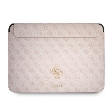 Guess 4G Big Logo Sleeve Pink - pokrowiec dla MacBook 13"