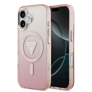 Guess IML Gradient MagSafe różowy - etui iPhone 17