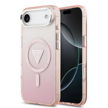 Guess IML Gradient MagSafe różowy - etui iPhone 17 Air