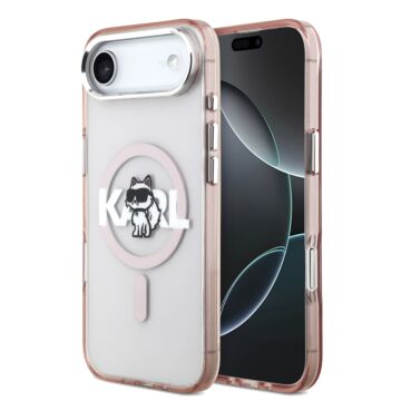 Karl Lagerfeld IML Choupette Sketch MagSafe różowy - etui iPhone Air