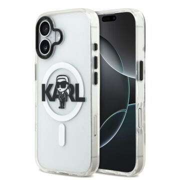 Karl Lagerfeld IML Karl Sketch MagSafe przezroczysty - etui iPhone 17
