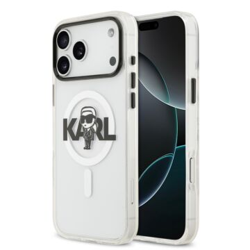 Karl Lagerfeld IML Karl Sketch MagSafe przezroczysty - etui iPhone 17 Pro Max