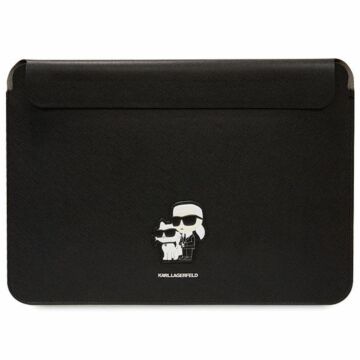 Karl Lagerfeld Saffiano Karl&Choupette Sleeve Black - etui MacBook 14"