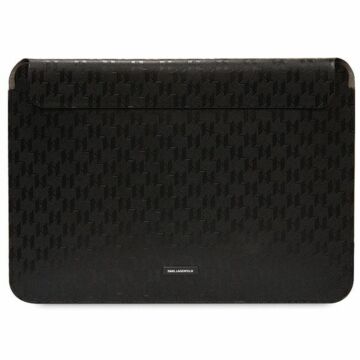 Karl Lagerfeld Saffiano Plaque Sleeve Black - etui MacBook 14"