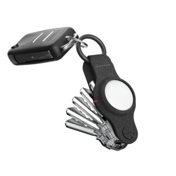 KeySmart Air Czarny - organizer do kluczy z lokalizatorem