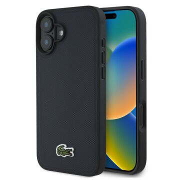 Lacoste HC Woven Logo Magsafe Granatowy - etui iPhone 16