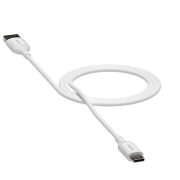 Mophie Essentials 1m Biały - kabel USB-A - USB-C