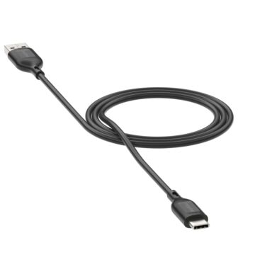 Mophie Essentials 1m Czarny - kabel USB-A - USB-C