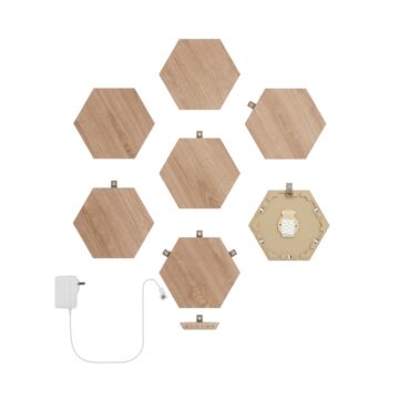 Nanoleaf Elements Hexagons Starter Kit - panele świetlne (7 paneli świetlnych, w tym kontroler)