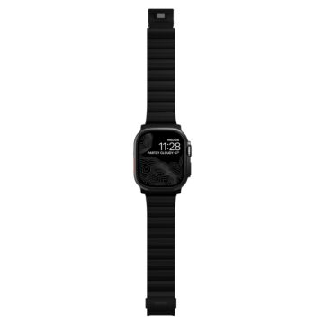 Nomad Titanium Band V2 czarna - pasek Apple Watch 46/49mm