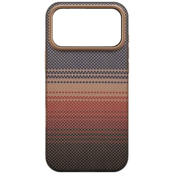 PITAKA Aramid UltraGuard brązowy - etui iPhone 17 Pro Max