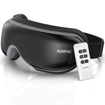 RENPHO Eye Massager Black - masażer do oczu z pilotem
