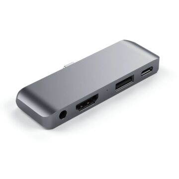 Satechi Hub Pad USB-C Space Gray - przejściówka USB-C iPad Pro