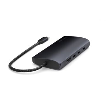 Satechi USB-C Multiport 8K Adapter Czarny - przejściówka USB-C