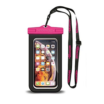 Seawag Element Proof Case czarny/różowy - wodoodporne etui do telefonu