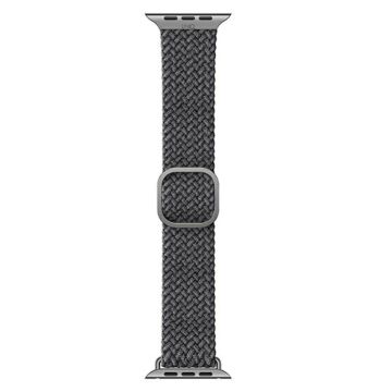 UNIQ Aspen Braided Szary - pasek Apple Watch 44/42/45/49 mm