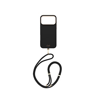 UNIQ Coehl Mirelle MagSafe czarny - etui iPhone 17 Pro Max