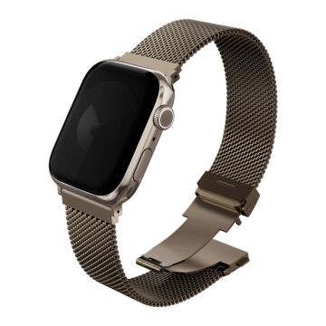 UNIQ Dante Pro Stainless Stell Złoty - pasek Apple Watch 40/41/42 mm