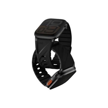 UNIQ Fluo Magnetic czarny - pasek Apple Watch 49/46/45/44/42/41/40mm