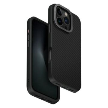 UNIQ Keva Max Czarny - etui iPhone 16 Pro