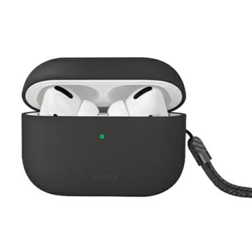 Uniq Lino Hybrid Liquid Silicone Grey - etui Airpods Pro 2Gen