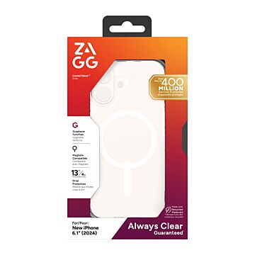 ZAGG Crystal Palace Snap Magsafe Przezroczysty - etui iPhone 16